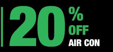 20% OFF AIR CON