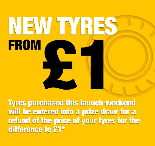 Birkenhead Centre Launch £1 Tyre Competition