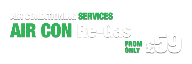 Quick clear your windscreen on colding mornings. Air Con Re-Gas only £48